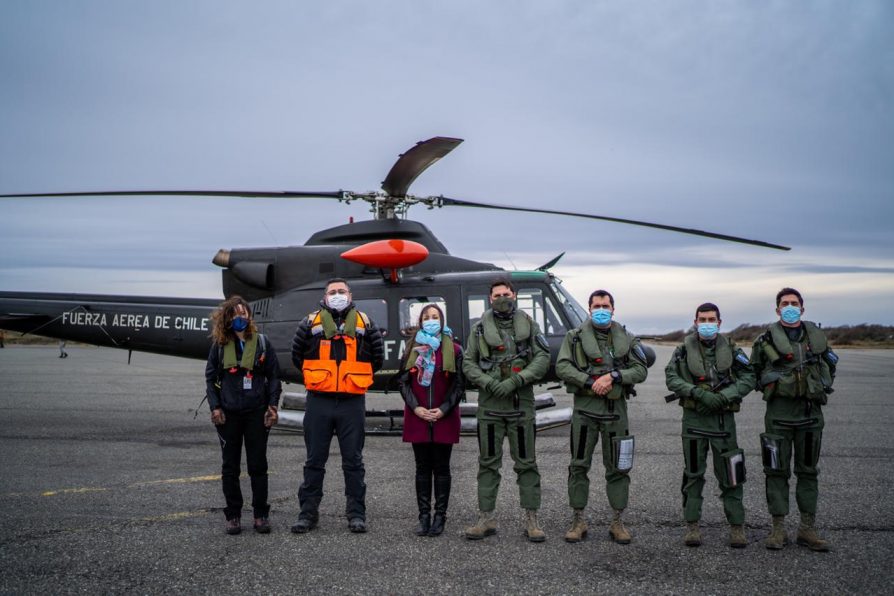 Delegada Presidencial realiza sobrevuelo en Punta Arenas con objetivo de prevenir y reaccionar ante eventuales desprendimientos de la Cuenca del Río de las Minas