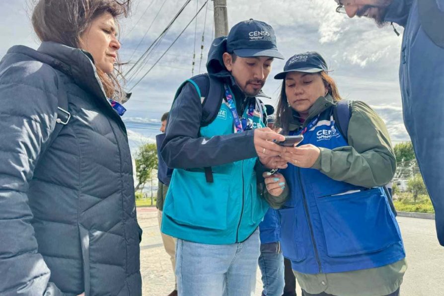 Con vientos sobre los 100 kilómetros por hora comenzó el censo 2024 en Punta Arenas