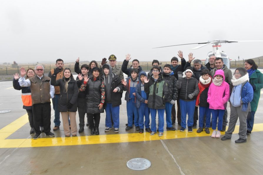 En San Gregorio Delegación Presidencial junto a MOP inauguran punto de posada para helicópteros