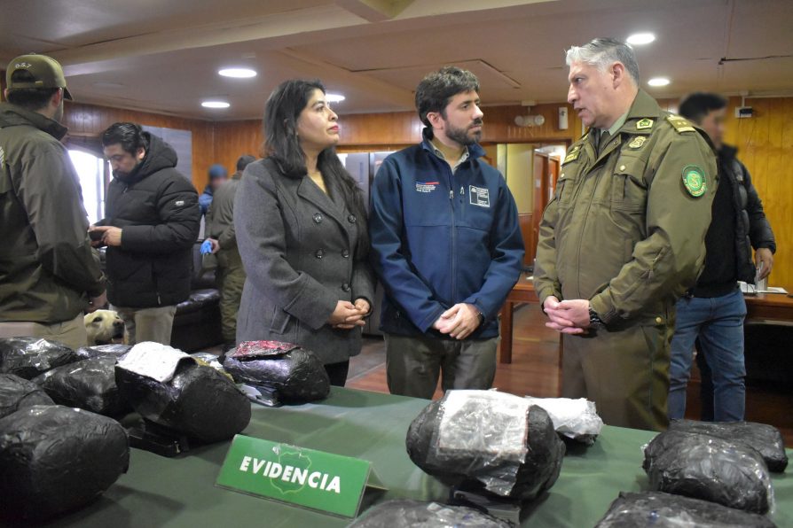 O.S.7 Magallanes da certero golpe al narcotráfico: cerca de 20 kilos de droga fueron incautados en Punta Arenas