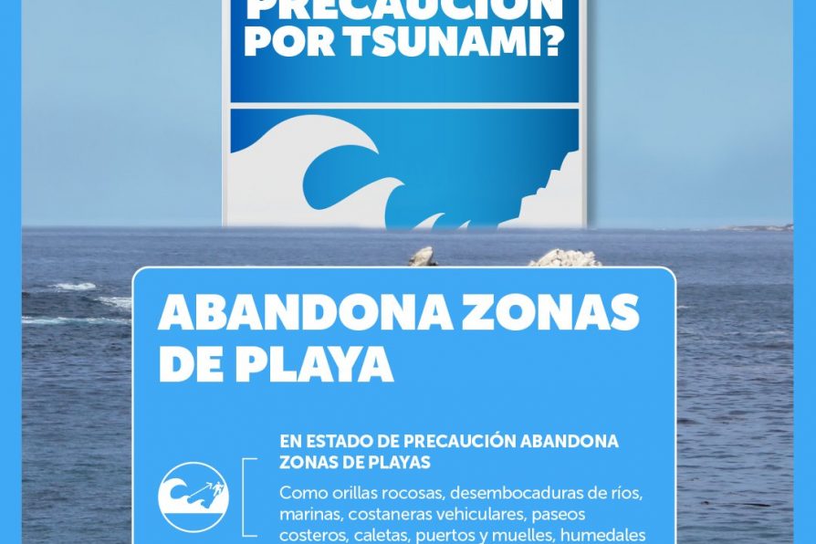 Sismo de magnitud 7,5 activa evacuación preventiva del borde costero en la Región de Magallanes