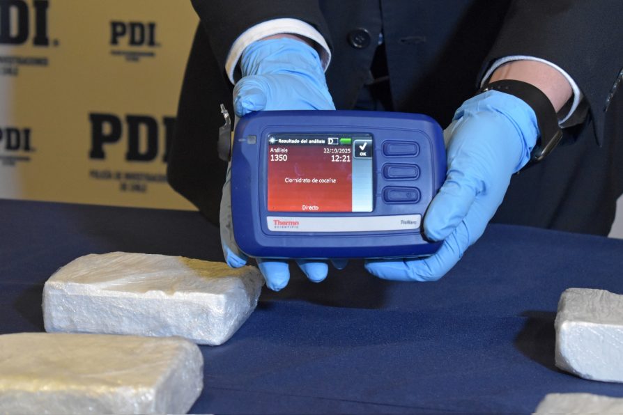 PDI Punta Arenas incauta 4,2 kilos de clorhidrato de cocaína y detiene a un sujeto por tráfico de drogas